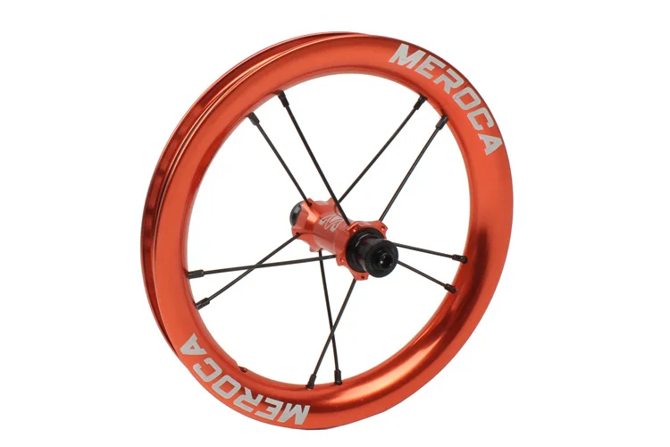 Sale MEROCA Sliding kids Bike Wheel Set 12 inch wheelset K Bike S Balance Bicycle Modification High Rim sealed Bearing Palin Wheels 10