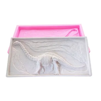 

Dinosaur Silicone Soap Fimo Molds Chocolate Sugar Mould Fondant Cake Decoration Mold Ice Cube Baking Tools