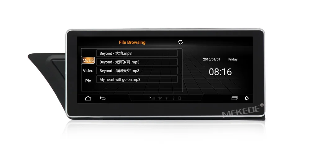 Cheap Mekede 10.25"Android Car multimedia player for Audi A4 2006-2016 3GB RAM 32GB ROM car GPS navigation 4G LTE Headunit WIFI OBD2 17