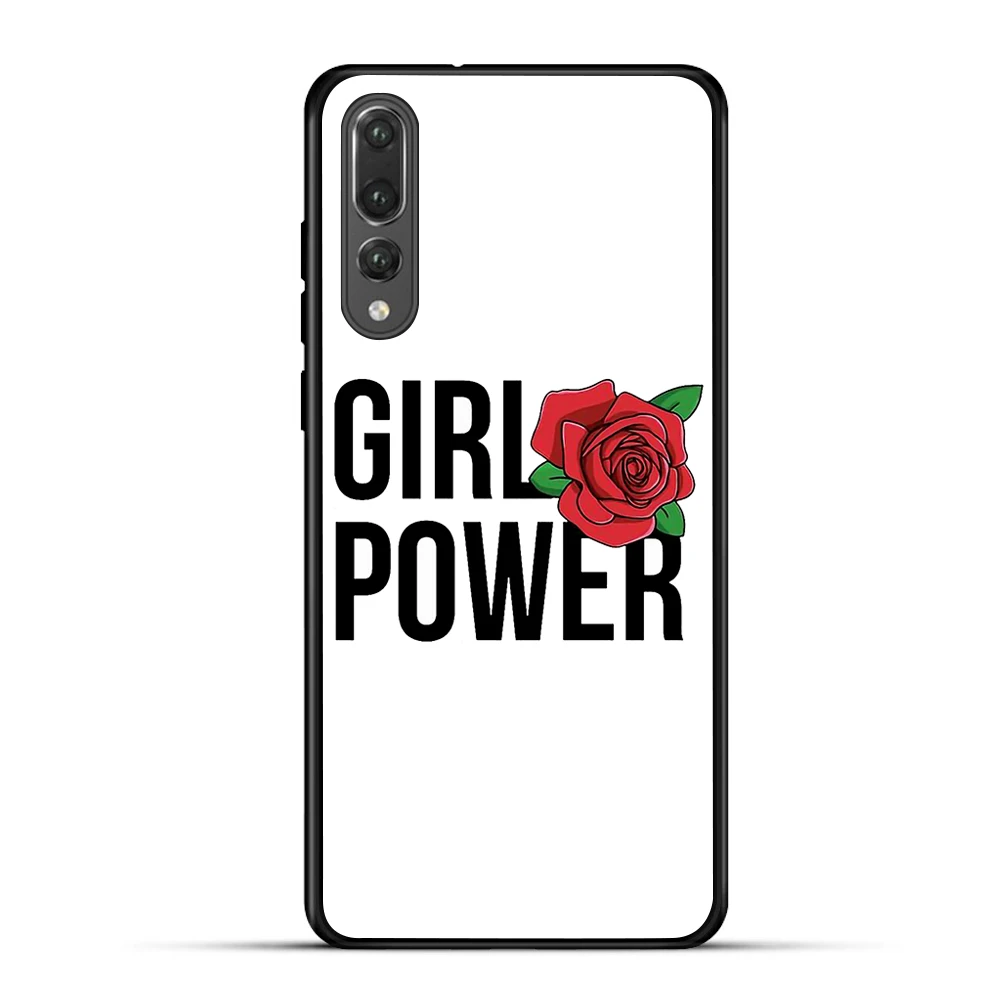 Черная задняя крышка из ТПУ для Huawei P9 lite чехол P20 Mate 20 Pro | Мобильные телефоны и