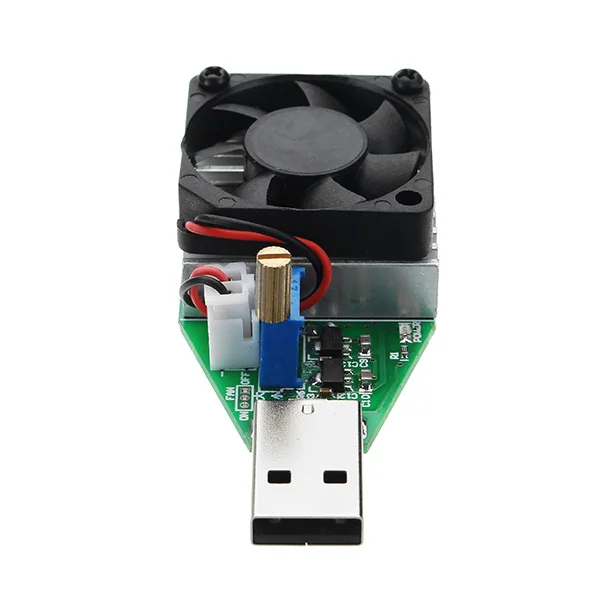 

DC3.7-13V Cilvil/Industrial Grade Electronic Load Resistor USB Interface Discharge Battery Test Capacity Fan Adjustable Current