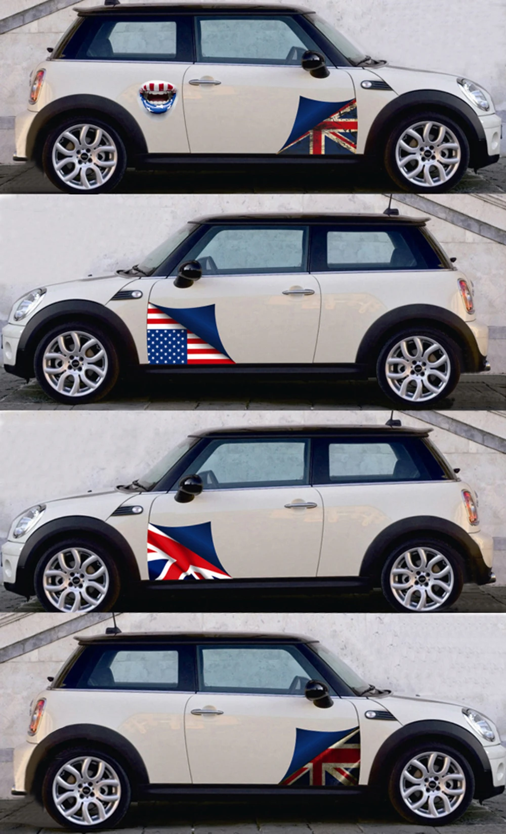 Юнион Джек Автомобильная Боковая дверь юбка наклейка украшение для Mini Cooper One JCW S R60 R55 R56 F55 F56 F60 земляк автомобильный Стайлинг