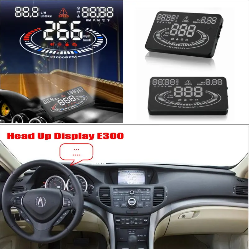 

Car HUD Head Up Display For Acura TSX 2011 2012 2013- Saft Driving Screen Projector Refkecting Windshield