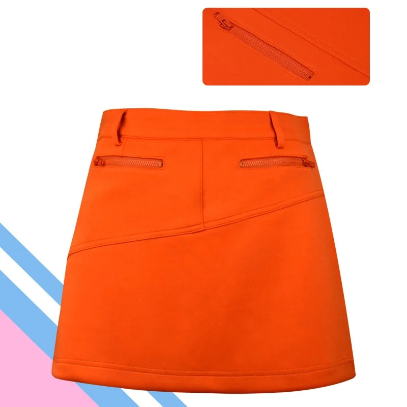 Woman Golf Pleated Short Skirt Summer High Waist Pantskirt Anti Wrinkle Sportswear High Waist Tennis Skorts Golf Apparel D0672