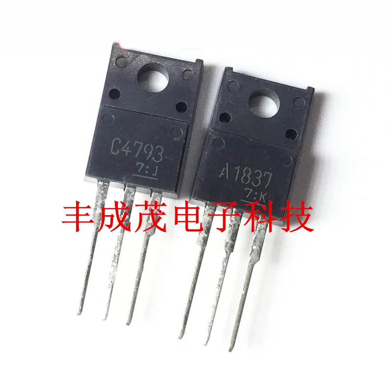 

10pcs A1837 C4793 2SA1837 2SC4793 (5PCS* A1837+5PCS* C4793 ) TO-220F stereo pair tube new original
