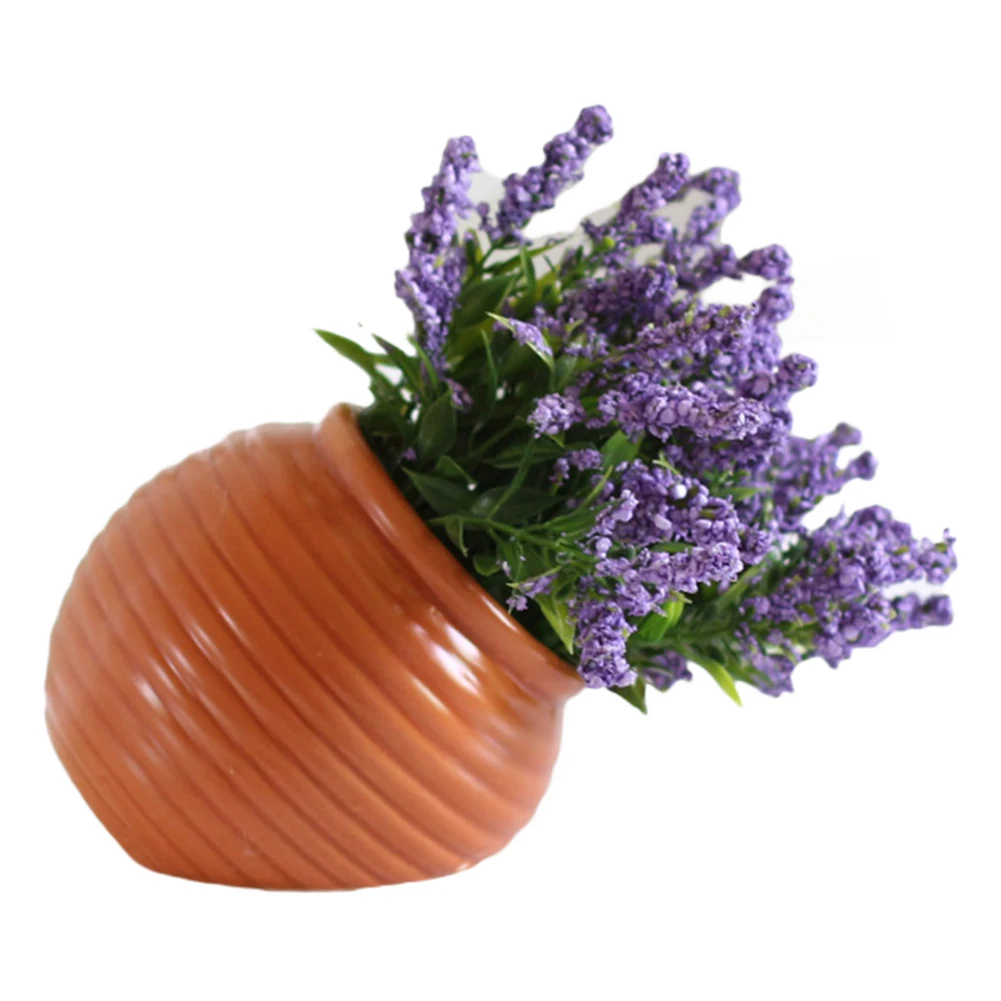 Romantic Provence decoration lavender flower Plastic artificial flowers grain decorative Simulation of aquatic plants With Pot