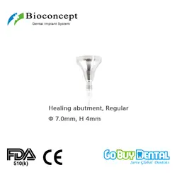 Osstem TSIII и Hiossen ETIII Системы Bioconcept Hex RC Исцеление абатмент D 7,0 мм, высота 4 мм (324320)