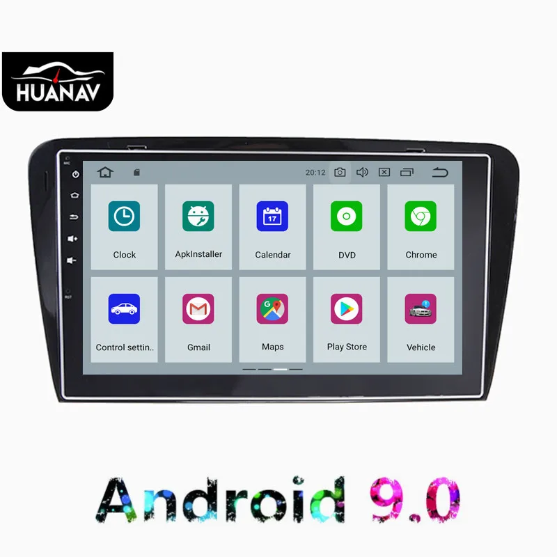 Android 9,0 gps автомобильный dvd плеер с навигацией плеер головное устройство для Skoda Octavia- автомобильный Радио плеер стерео Мультимедийный рекордер авто