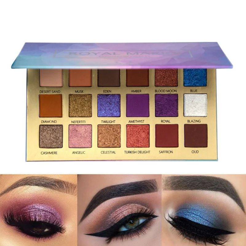

18 Colors Glitter Matte Eye Shadow Makeup Palette Long Lasting Eyeshadow Cosmetics palette maquillage