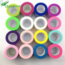 CHASANWAN Tulle Roll 25 Yards 5cm Spool Tutu Wedding Decoration Baby Shower Organza Laser DIY Crafts Birthday Party Supplies.b