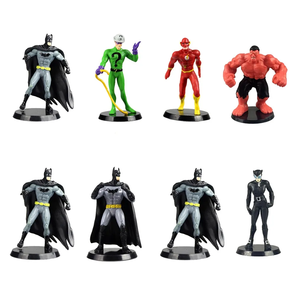 Film 8 Pcs Super Hero Angka Pahlawan Yang Flash Batman Catwoman