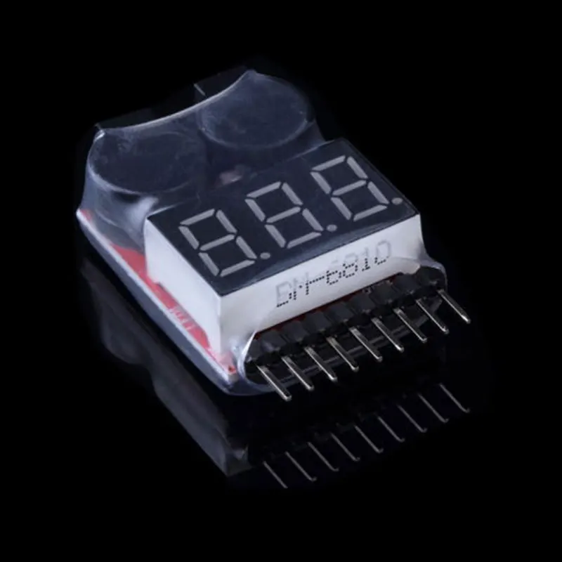 1S-8S RC Lipo Battery Meter Checker Low Voltage Buzzer Alarm Indicator Tester | Электроника