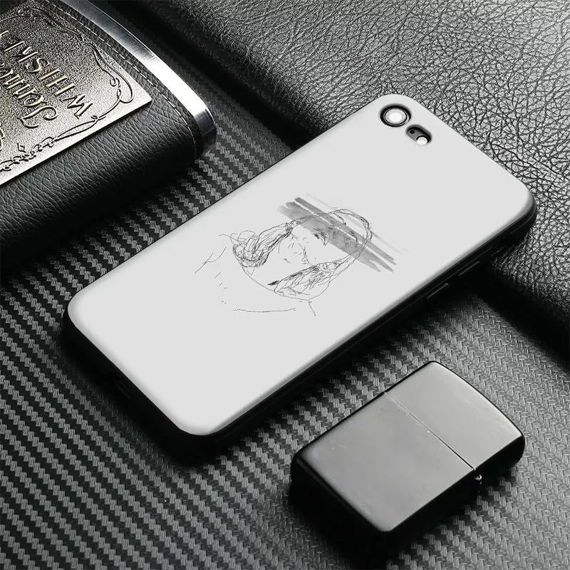 

Minimalist Drawing Art Tpu coque Soft Silicone Phone Case Cover Shell For Apple iPhone 5 5s Se 6 6s 7 8 Plus X XR XS MAX