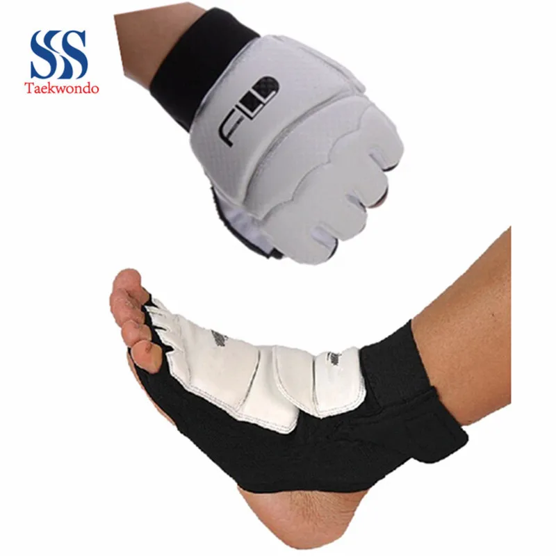 Taekwondo foot combat Gauntlets children set foot ankle fist sanda