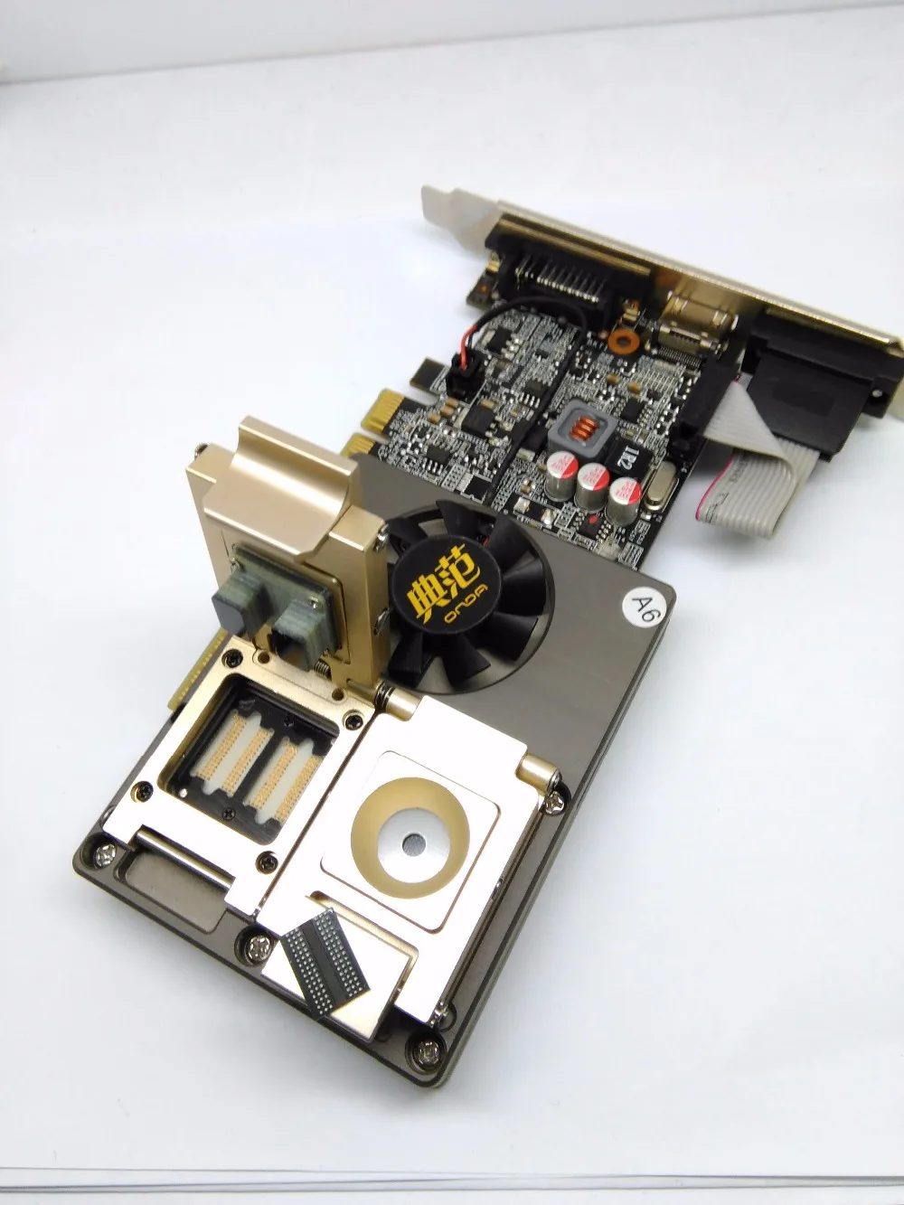 Настроенное тестовое гнездо видеокарты для тестирования вашей видеокарты GDDR3 тестовые чипы памяти