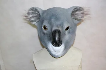 

2018 New Halloween Party Cosplay Animal Mask Latex Koala Mask Bunny Mask Disguises of Koala Face Head Mask