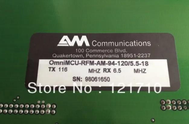 ISA карты L108-0409 OmniMCU-RFM-AM-94-120 5,5-18 T X 116 МГц RX6.5MHZ