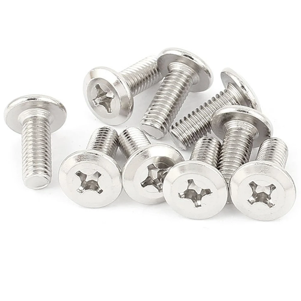 M6 x 16 мм Phillips плоская головка потайной болт для машины винты 10 шт|machine screws|screw