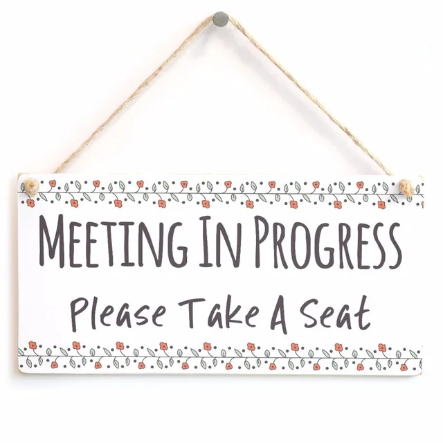 meijiafei meeting in progress please take a seat functional do not meeting in progress sign for doors