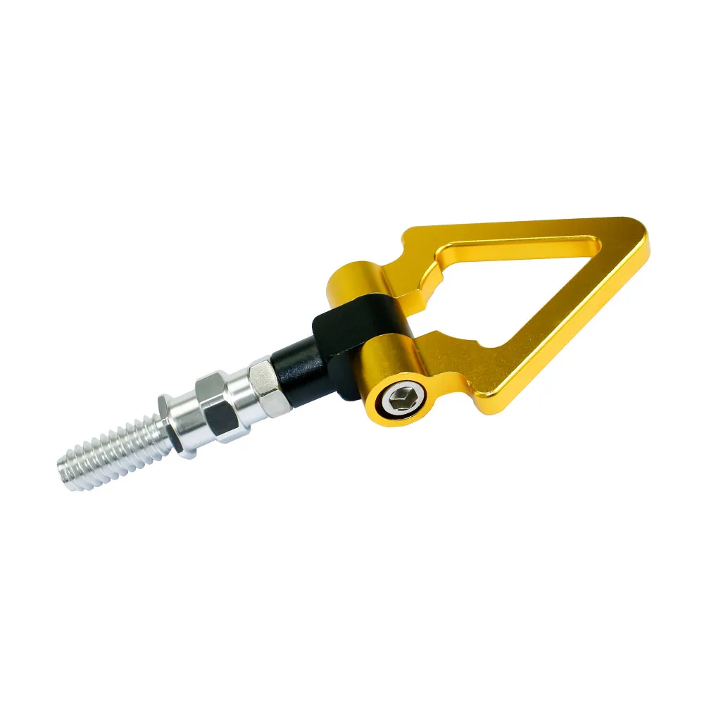 هوك السحب ل BMW الأوروبية سيارة مقطورة Racing Screw الألومنيوم CNC مثلث حلقة Tow Hook Towing JDM YC100972