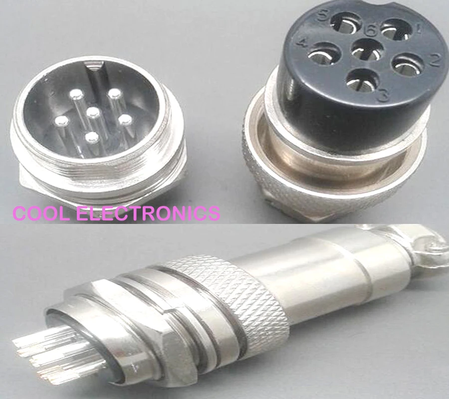10 комплектов (20 шт.) 6 pin p GX20-6 GX20 20 мм воздушная авиационная проволочная панель