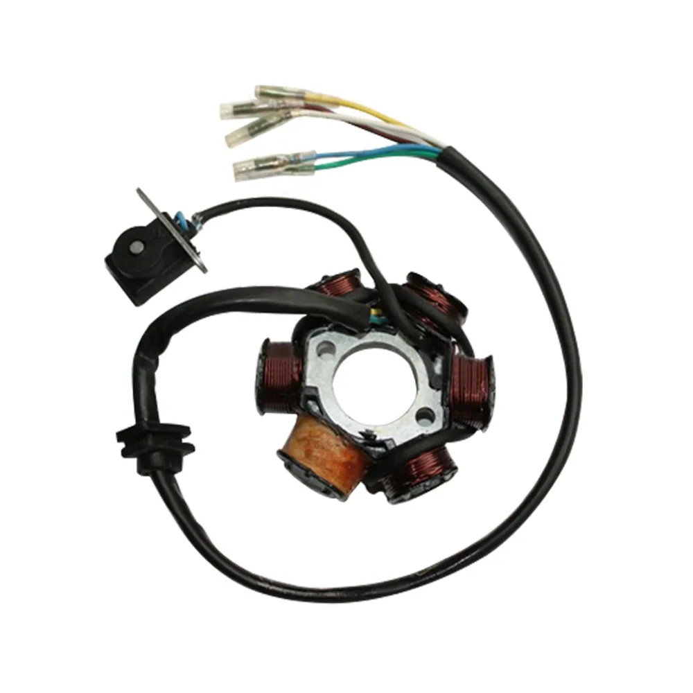 GOOFIT 6 катушечный статор генератор зажигания для GY6 50cc 70cc 90cc 110cc 125cc Мопед ATV Байк K079