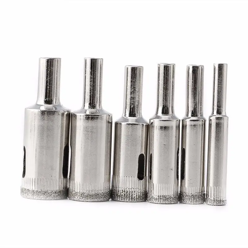 10pcs//Set Diamond Tool Drill Bit Hole Saw For Glass Ceramic Marble-Tile 3mm-18mm