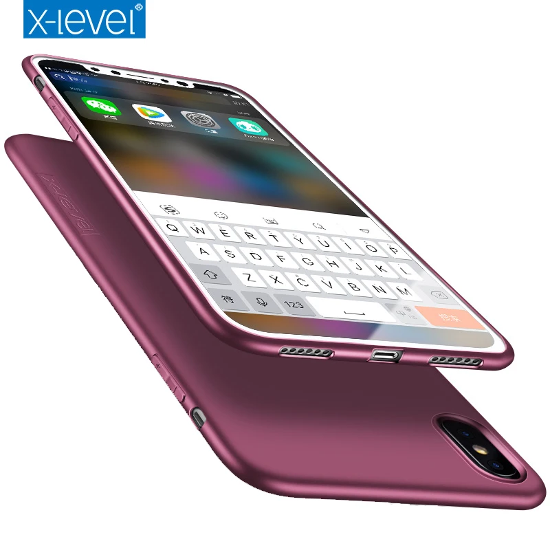 Goedkoop Voor Iphone XR XS XS Max Telefoon Case Originele X niveau Slim Matte Soft TPU Shockproof Back cover voor Iphone XS XS Max Case