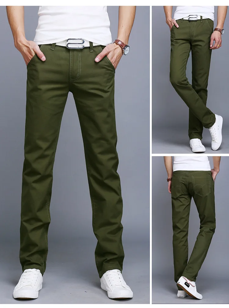 Весенне-летние классические мужские эластичные повседневные брюки, мужские деловые брюки, облегающие длинные брюки для бега