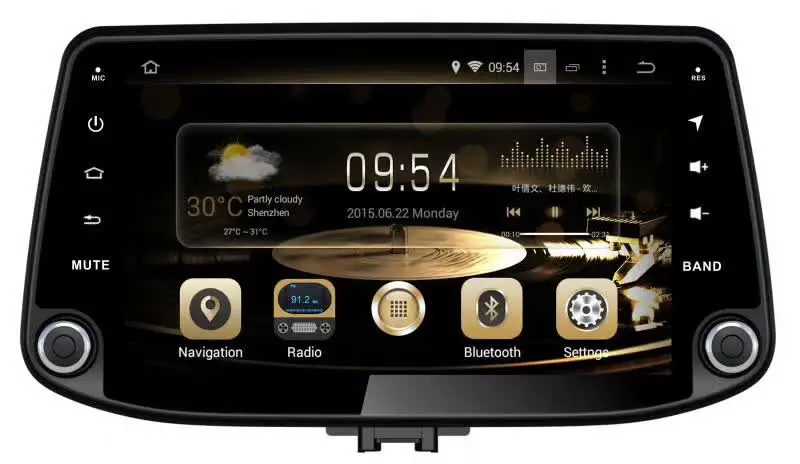 4G LTE Android 7,1 без НДС для hyundai i30 автомобильный gps-навигация, dvd-плеер Радио экран DVD Быстрая