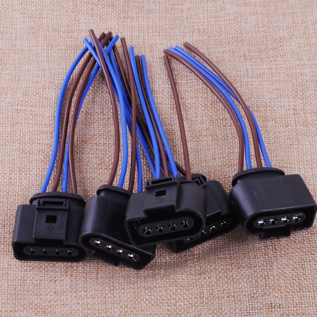 

CITALL High Quality 6PCS Ignition Coil Connector Repair Plug 1J0973724 fit for Audi A3 A4 A6 VW Golf Jetta Passat Touareg Beetle