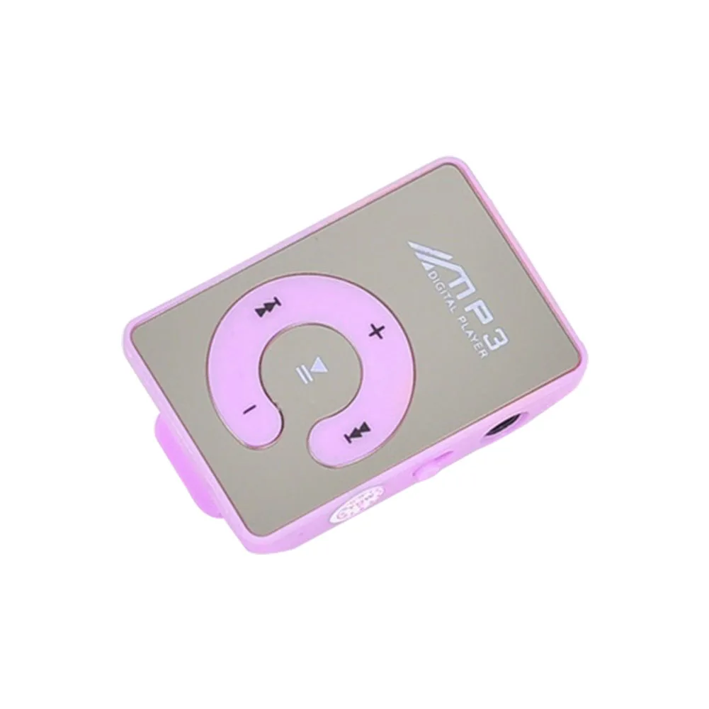 

Mirror Mini MP3 Player TF Card Portable Waterproof Digital Sports Music C Button Clip Digital Clip Music Player USB1.1/2.0