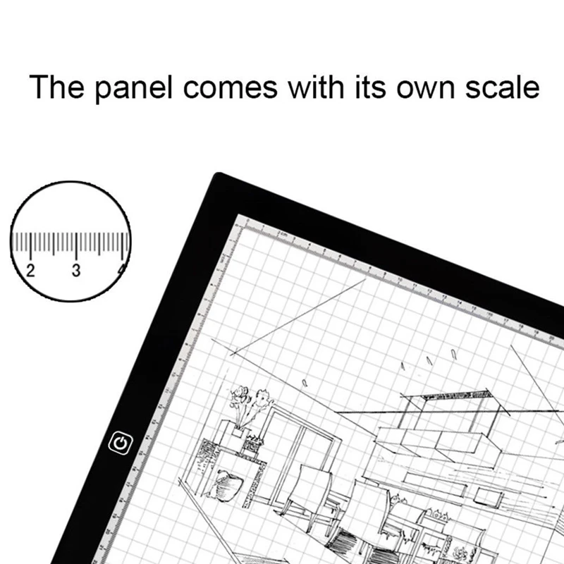 A4 светодиодный шаблон световая панель-бокс художника отслеживания для рисования копию пластина стол компьютерный стол