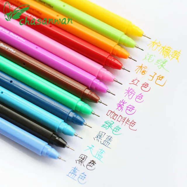 colorful simple pencil colorful pen students graffiti stationery