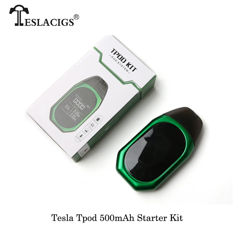 E-Cigarette Teslacigs Tesla TPOD Starter Kit 500mah Battery 2ml Cartridge Electronic Cigarettes Vape VS Justfog Minfit Vaporizer E-Cigarette Teslacigs Tesla TPOD Starter Kit 500mah Battery 2ml Cartridge Electronic Cigarettes Vape VS Justfog Minfit Vaporizer