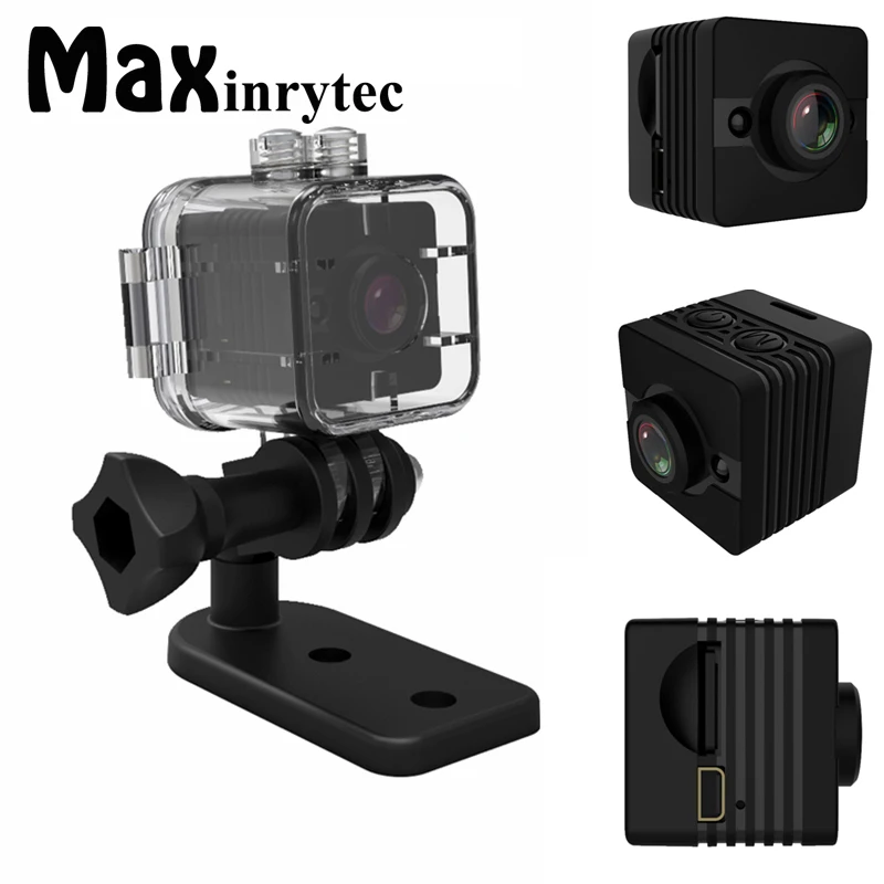 

Maxinrytec SQ12 SQ11 Waterproof Mini Camera HD 1080P Video Recorder Digital Sports Camera Night Vision Wide-Angle Camcorder