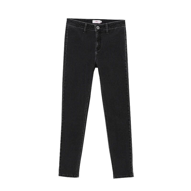 Toyouth Новое поступление женские весенние джинсы повседневные винтажные однотонные джинсы женские модные узкие брюки