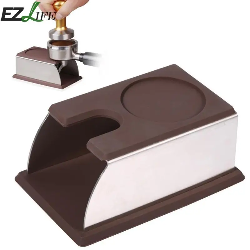 EZLIFE Coffee Tamper Holder Stand Creative Portable Stainless Steel