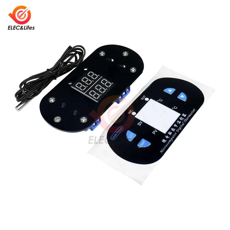 DK-W1308 светодиодный цифровой Температура контроллер 12V 10A термостат регулятор двойной нагреватель дисплея охладитель регулируемый термометр