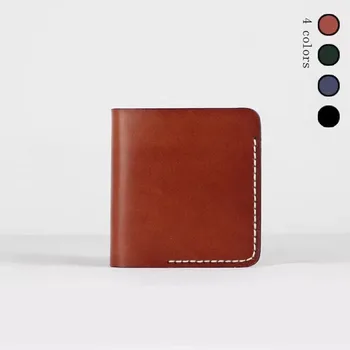 

ALAVCHNV hit color tannage hand-made Japanese style short paragraph wallet men and women wallet QS4010