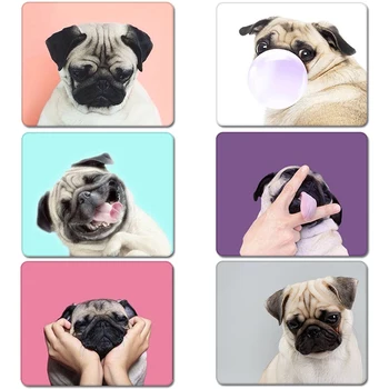 

Pop Color Bulldog Dog Lovely Animal Kids Nature Rubber Table Mouse Pad Laptop Computer Enclosure Mousepad Mat
