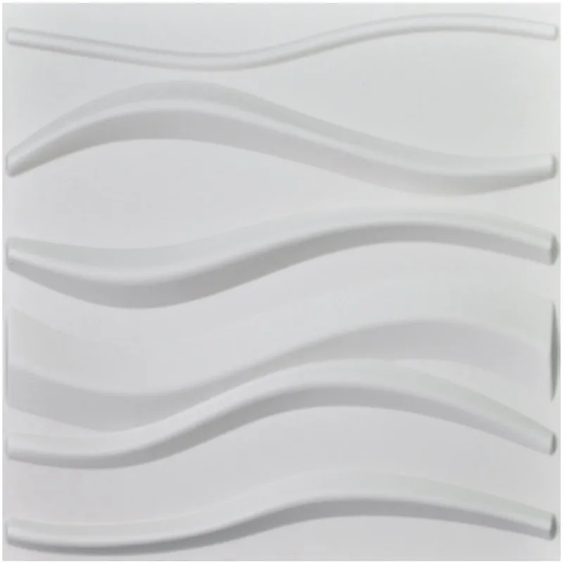 Art3d White Plant Fibre 3D Wall Panels - 12 Pieces, 3m2 - Ideal for Interior Decor image 2