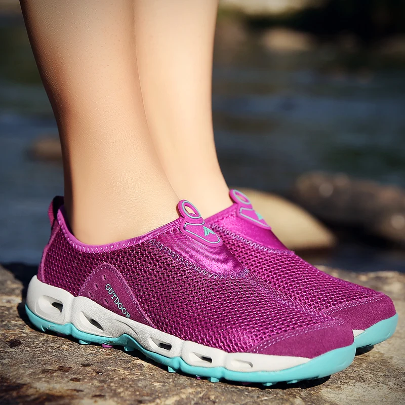TKN المنبع أحذية للسباحة أحذية النساء الصيف شبكة المياه أحذية رياضية في الهواء الطلق رياضية أكوا أحذية ل الشاطئ الإناث 6128