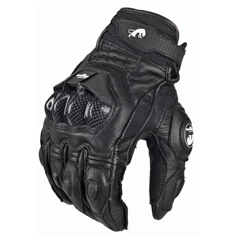 Brand SSPEC full finger Breathable Furygan AFS6 Motorcycle Gloves Moto Carbon Fiber Guante Para Leather racing leather gloves