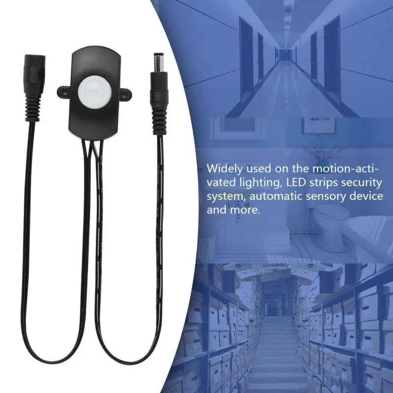

DC5V 12V 24V 5A PIR Motion Sensor Switch Mini PIR Infrared IR Motion Sensor Detector Switch Module For LED Strip Light