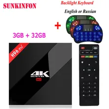 2017 NEW 3G 32G H96 Pro Amlogic S912 Octa Core Android 7 1 TV Box 2