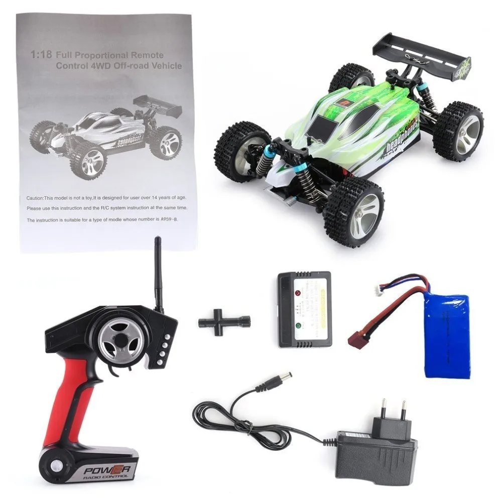 WLtoys A959 B 70 км/ч пульт дистанционного управления RC скоростной гоночный автомобиль