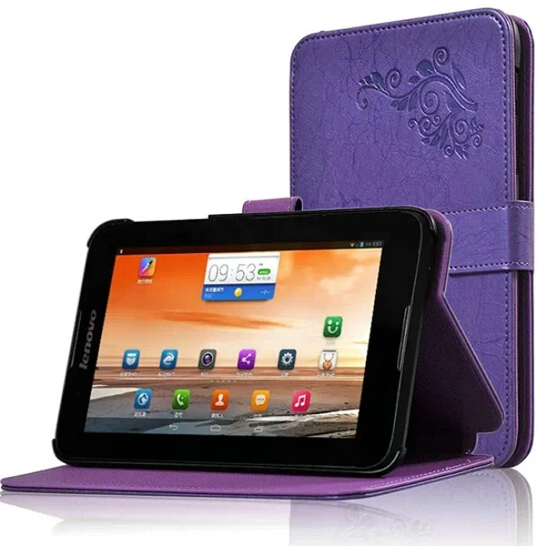

Ultra Slim Printing Pattern Folio Stand Prints Flower Leather Case Protective Cover For Lenovo Tab A7-30 A3300 A3300-T A3300-HV