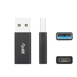 2 шт. мини конвертер Разъем Портативный практичный USB 3,1 Мужской высокоскоростной износостойкий адаптер передачи данных на type C женский