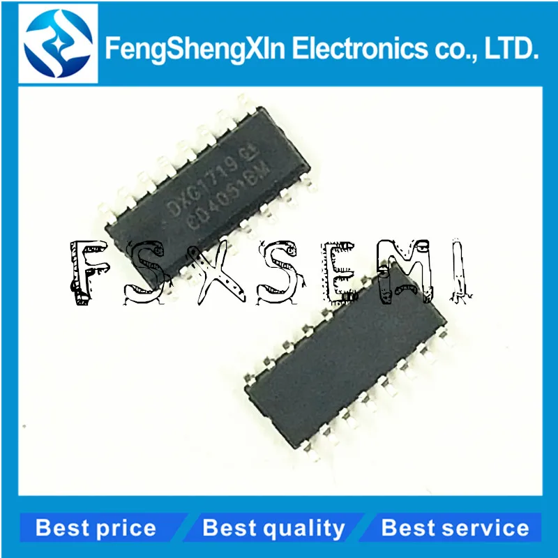 

100pcs/lot HCF4051BM CD4051BM HEF4051BT CD4051 4051 8-Channel Analog Multiplexer IC SOP-16